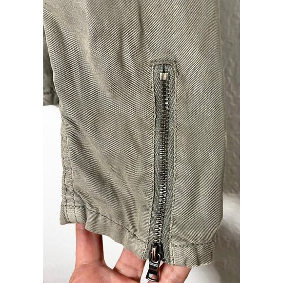 Marrakech x Anthropologie Women's Ronika Draped Moto Jacket Gathered Back NWT M - Picture 10 of 16
